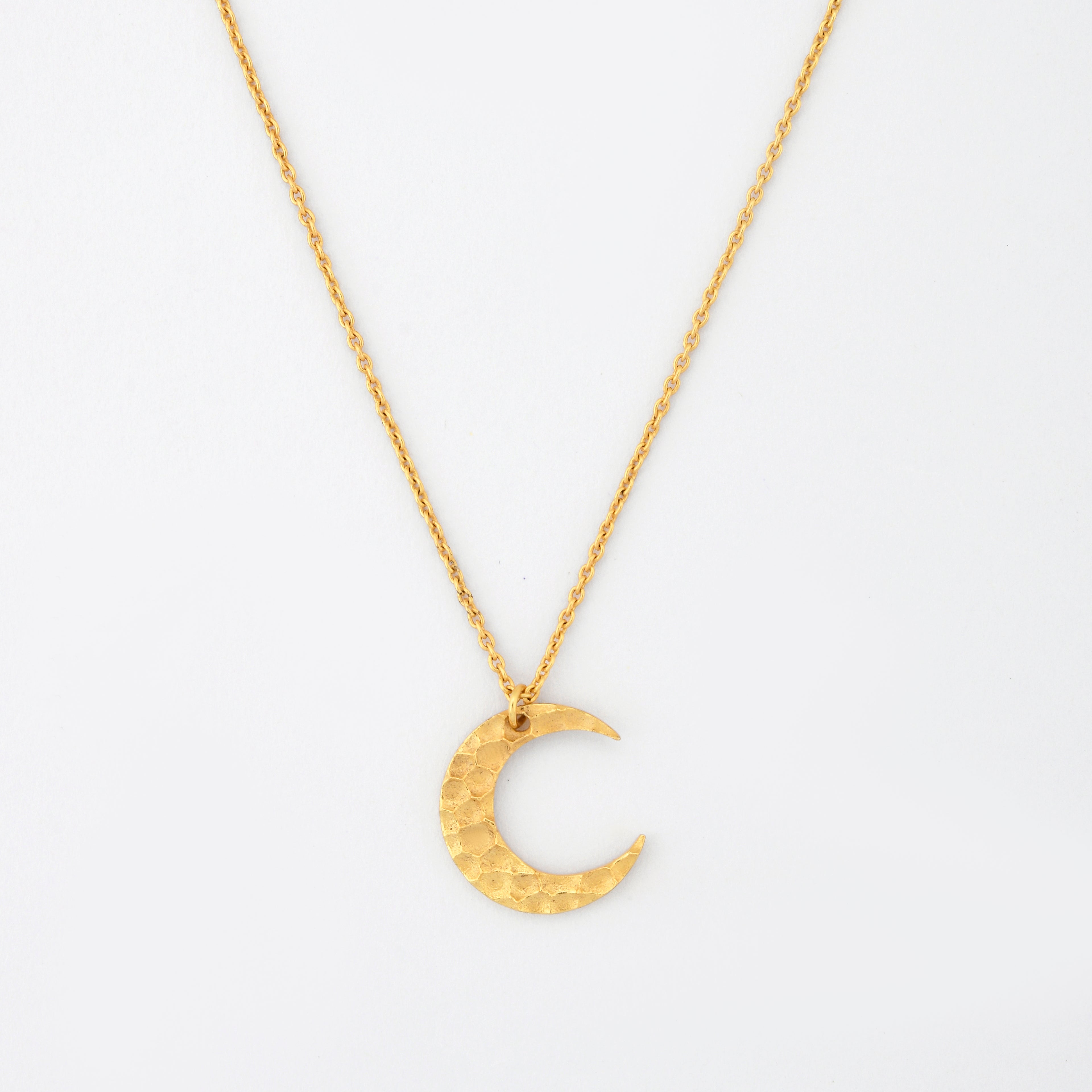 Moon Crescent Pendant Necklace