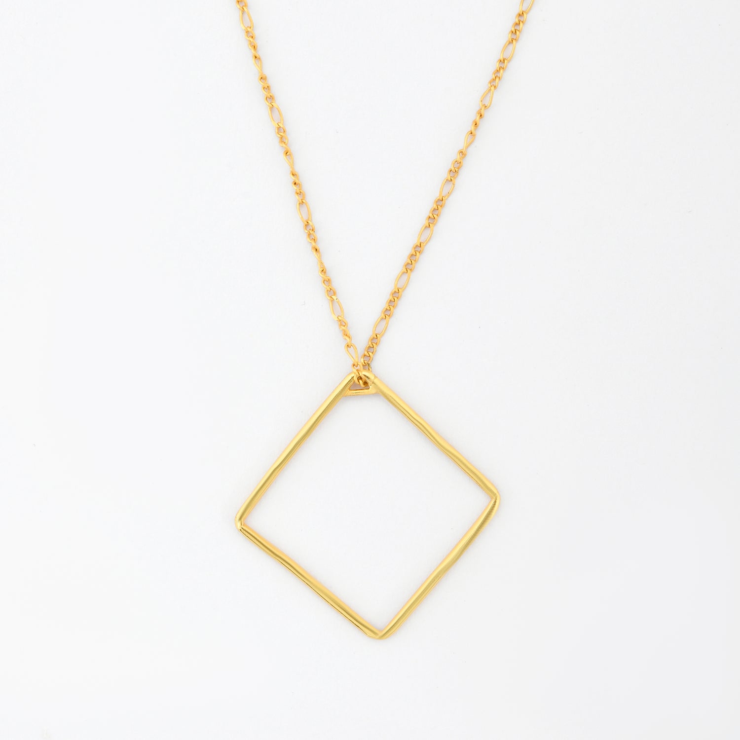 Polygonal Pendant Necklace