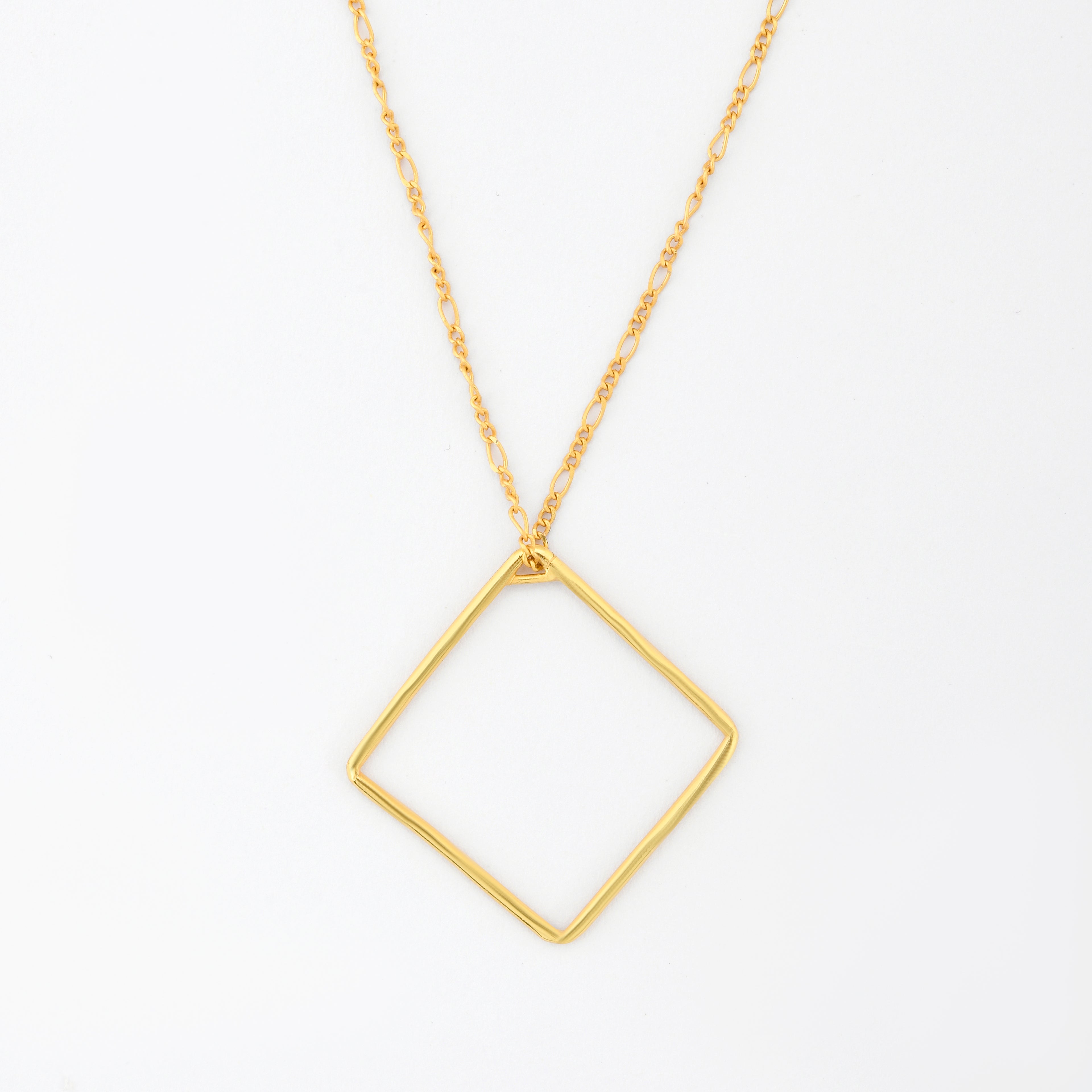 Polygonal Pendant Necklace