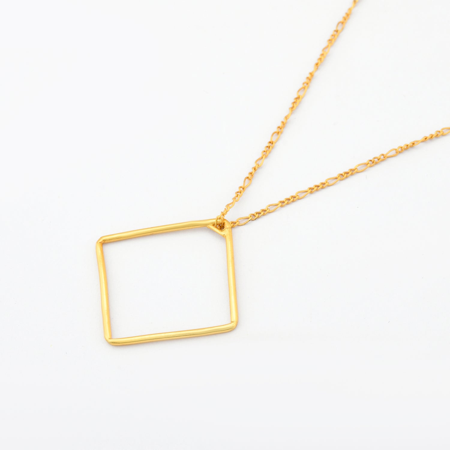 Polygonal Pendant Necklace