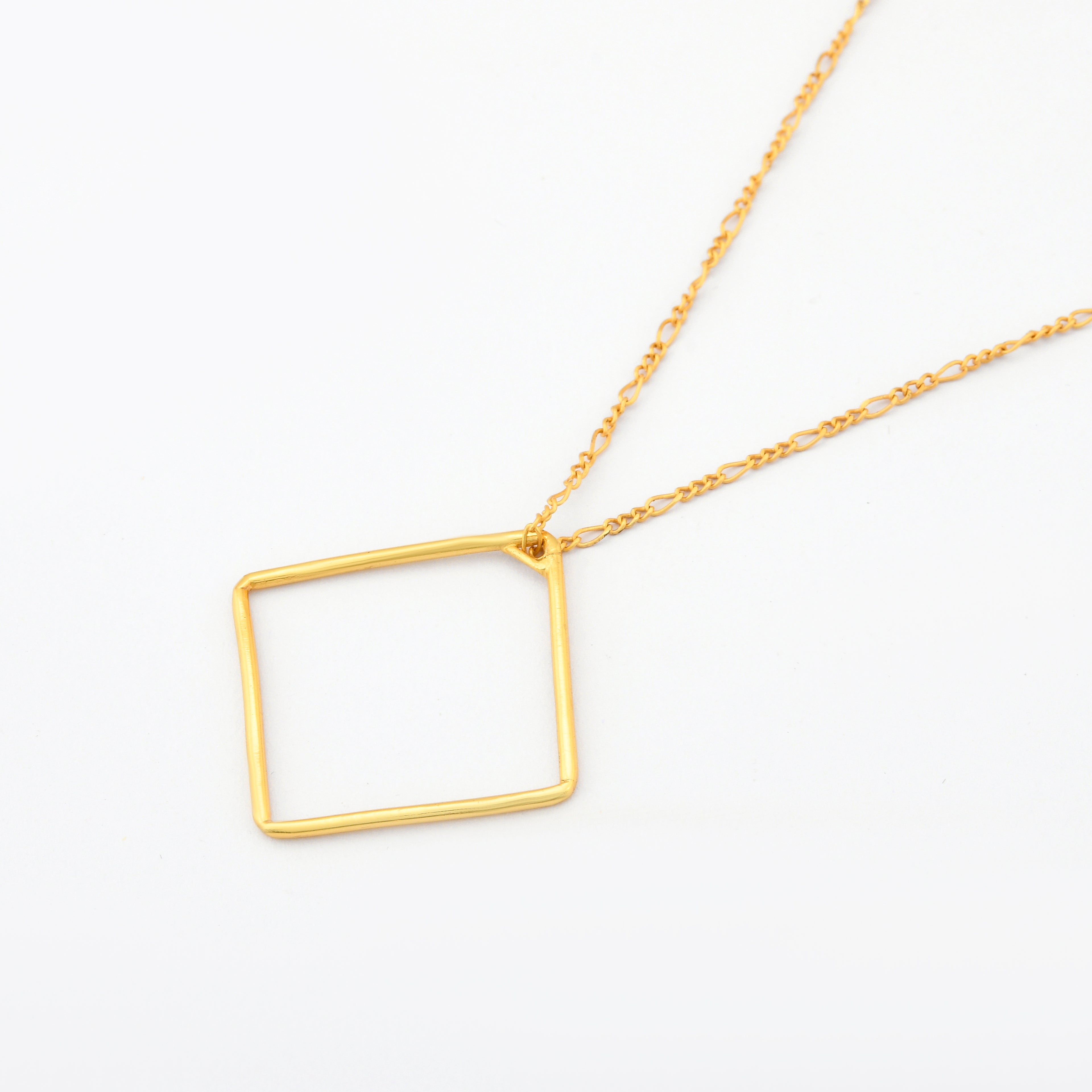 Polygonal Pendant Necklace