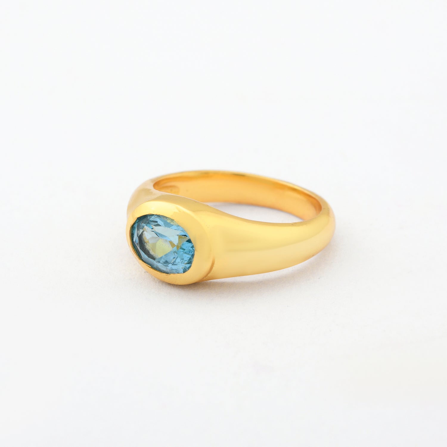 Aqua Dome Ring