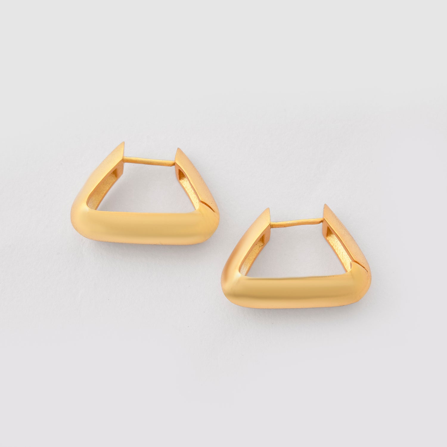 Chunky Medium Hoop Earrings