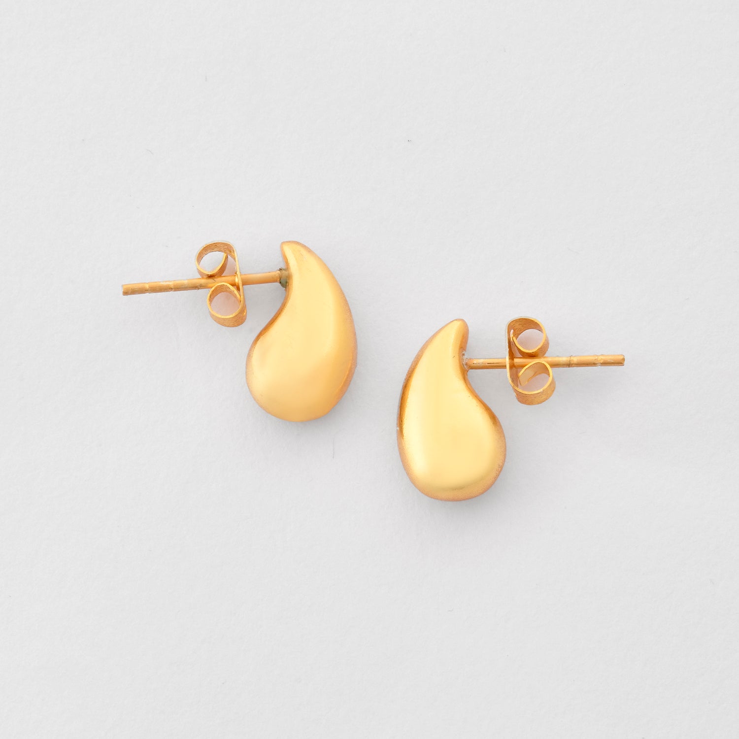 Small Teardrop Stud Earrings