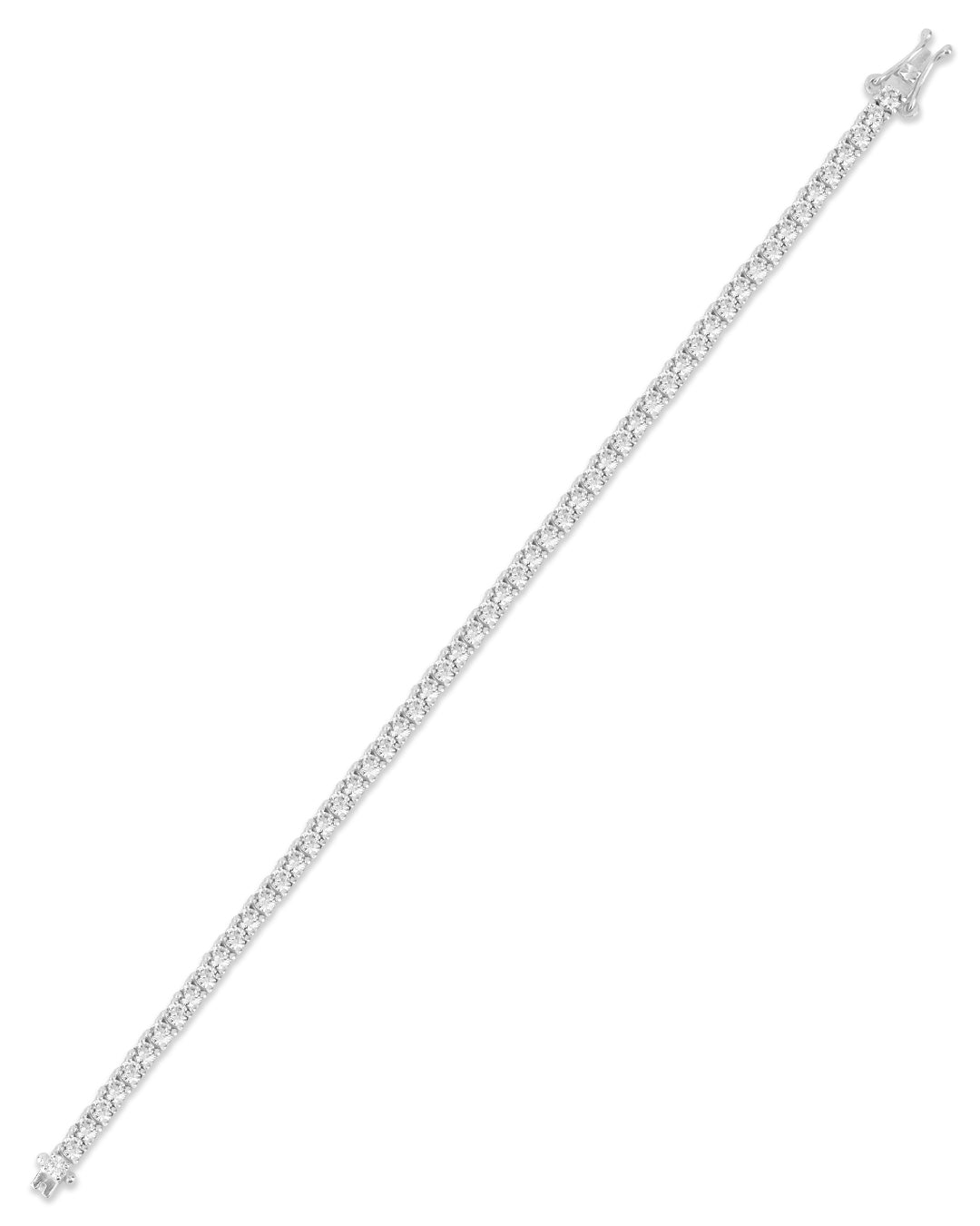 Dainty Glittering White Zirconia Tennis Bracelet