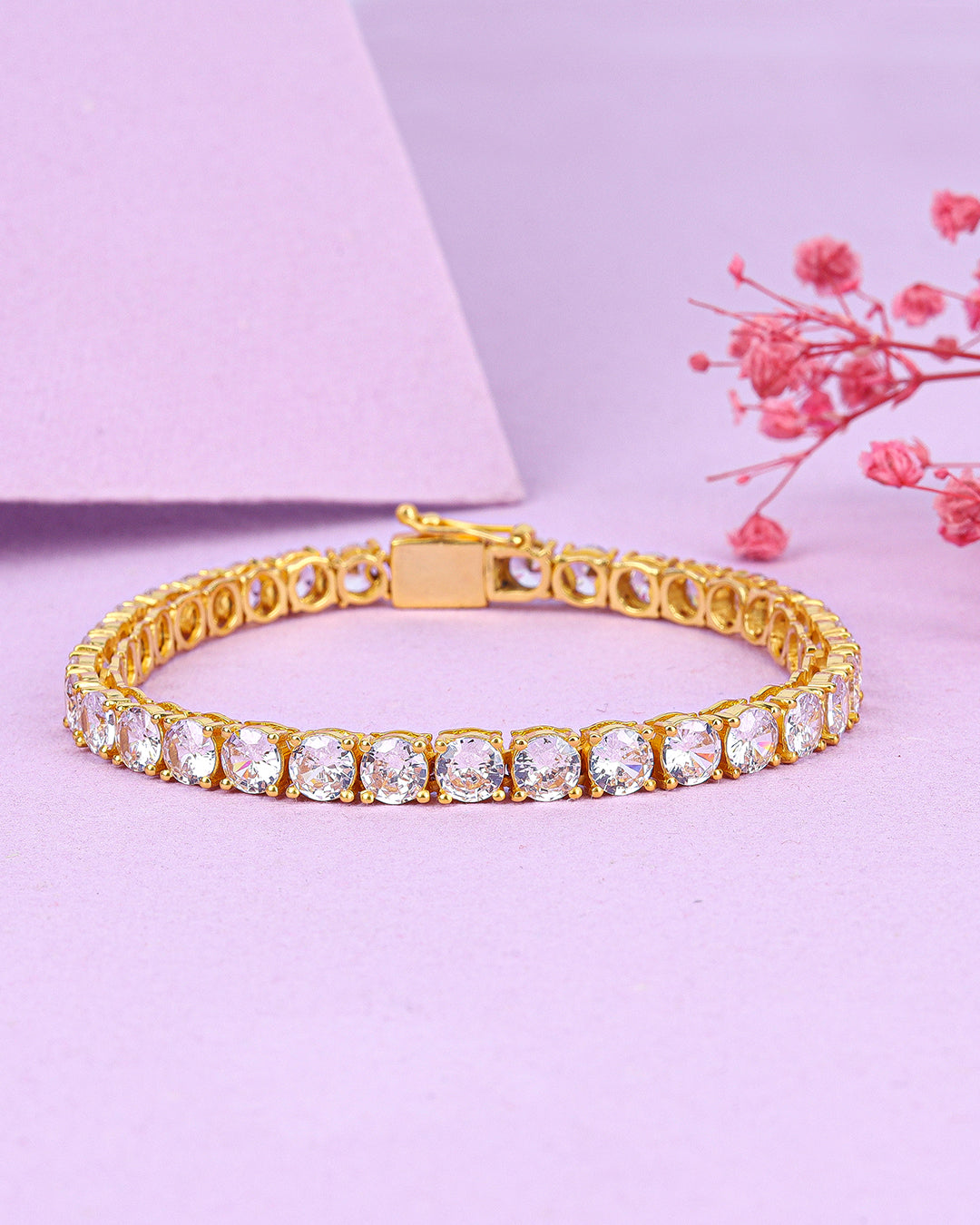 Classic Round Zirconia Tennis Bracelet