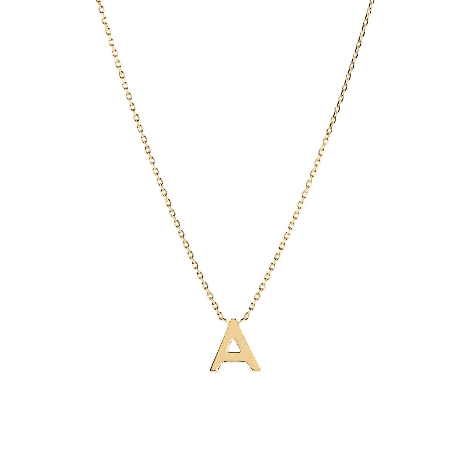 Letter Pendant Necklace