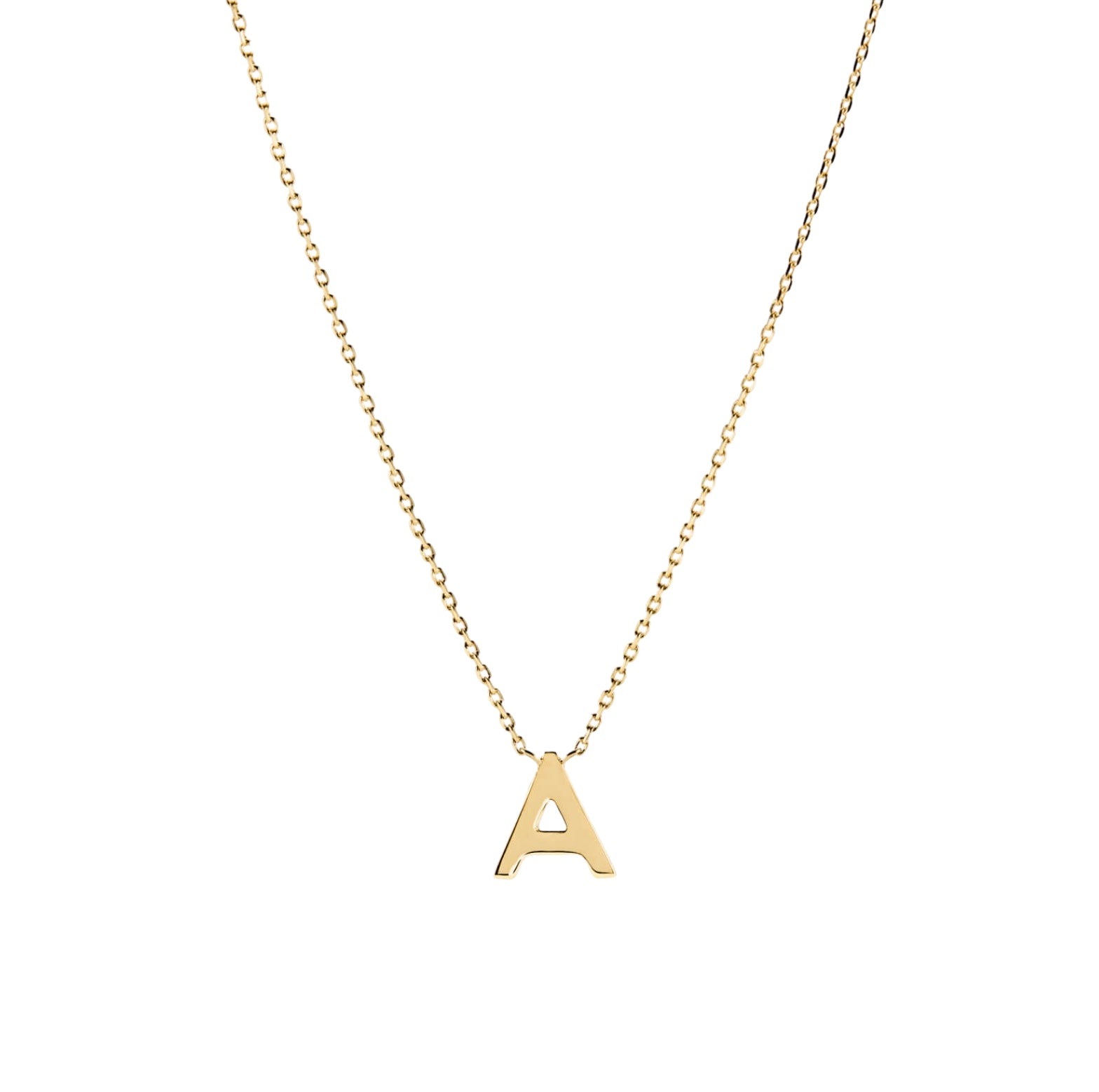 Letter Pendant Necklace