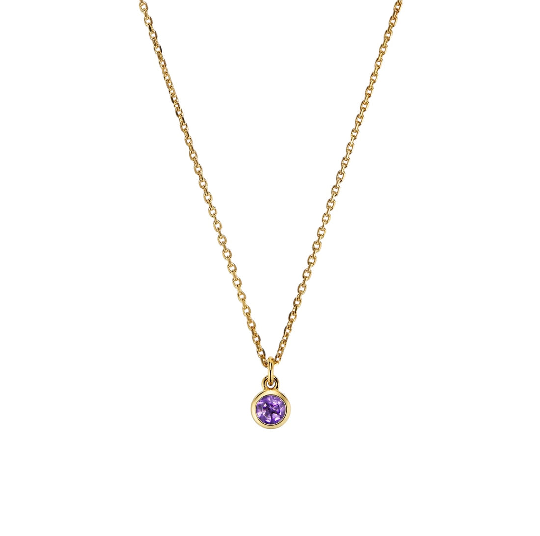 WooYou Birthstone Pendant Necklace