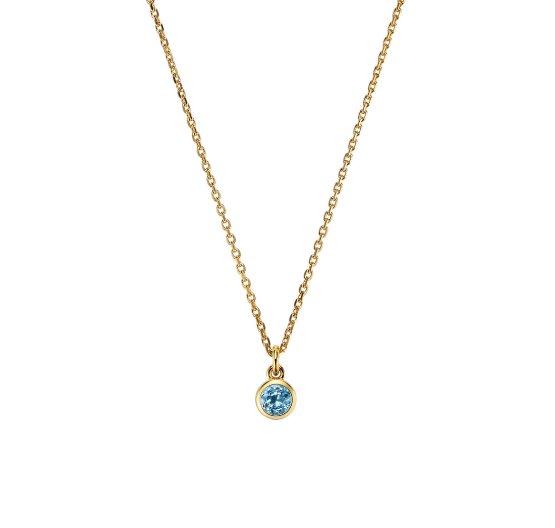 WooYou Birthstone Pendant Necklace