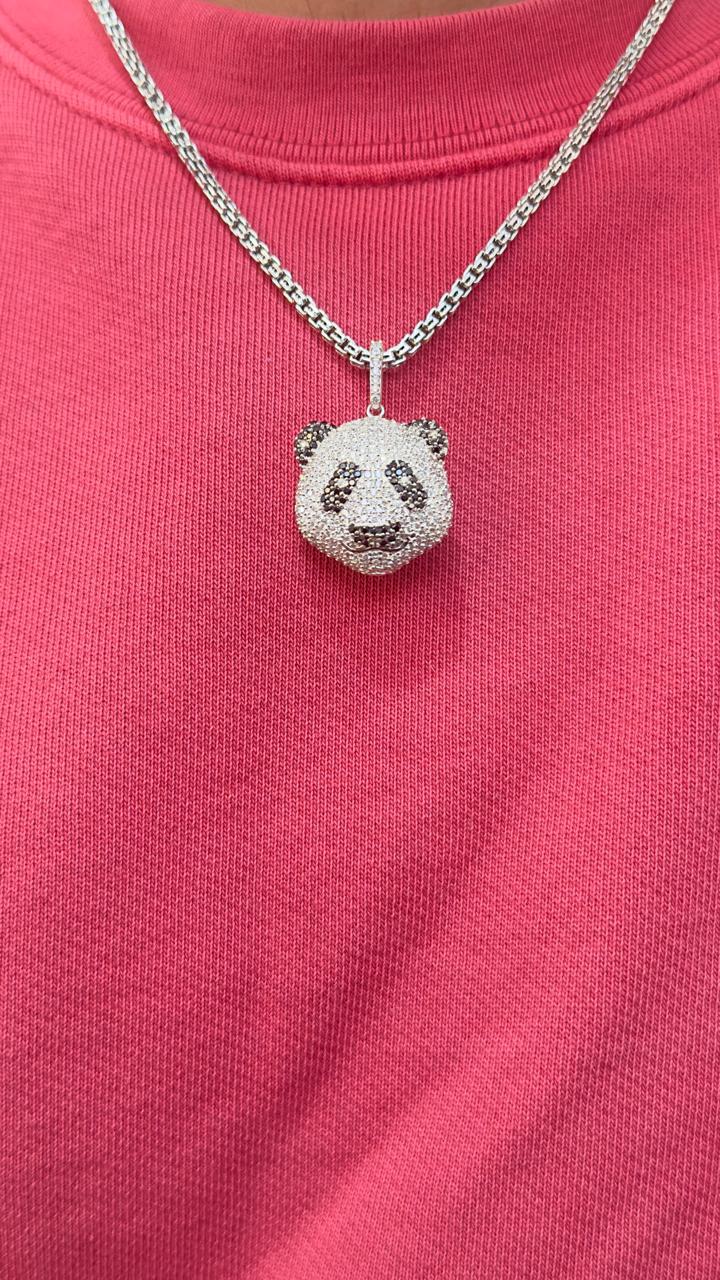 Iced Out Panda Pendant