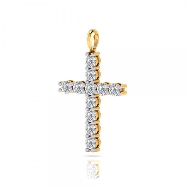 Bold Cross Drip Pendant