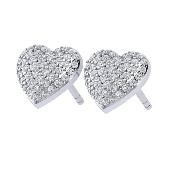 Heart stud Earrings