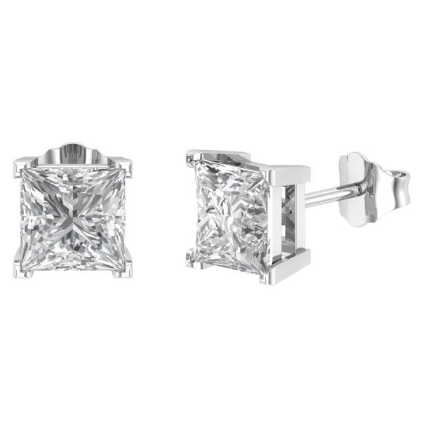 Octa Zirconia Stud Earrings