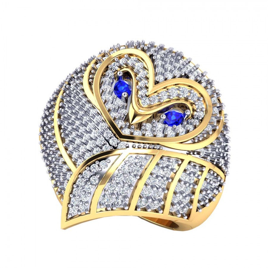 Iced Out Owl Ring